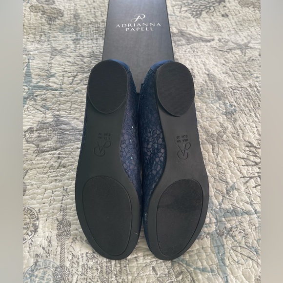 Adrianna Papell Women’s Shirley Ballet Flats in Navy - Picture 6 of 8